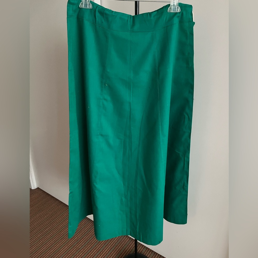 Women Saree Petticoat long Skirt inskirt 100% cotton emerald green, black NEW